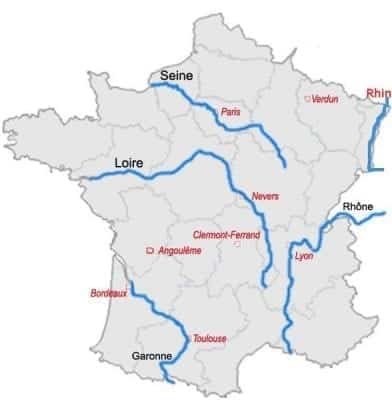 quels sont les principaux fleuves de France